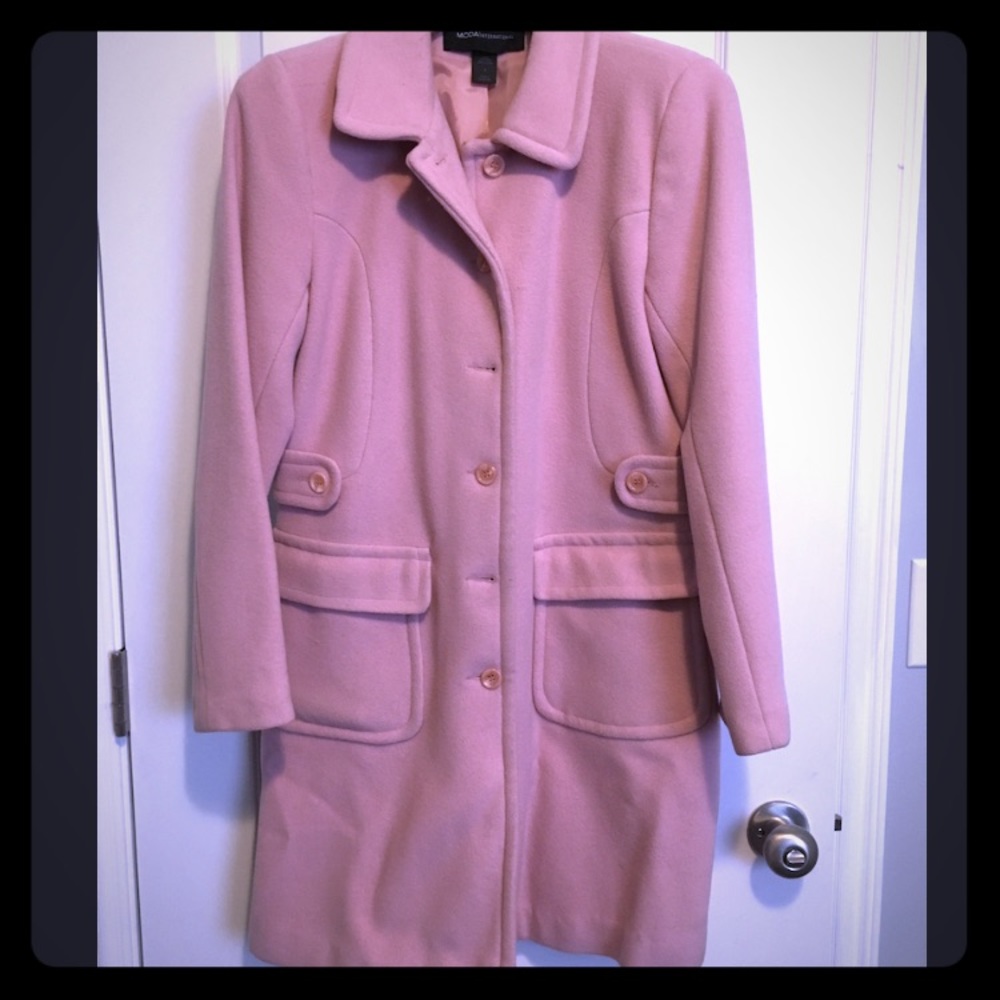 Knee length pea coat